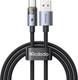 Зарядный кабель McDodo CA-6890//CA-6892 Type-C 6A Transparent with Charging Light (1.2м, черный) -