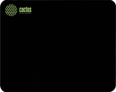 Коврик для мыши Cactus Black CS-MPC-P01M
