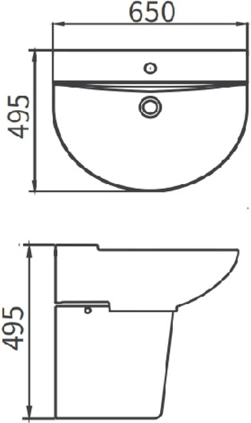 Полупьедестал Arrow AGL9604C