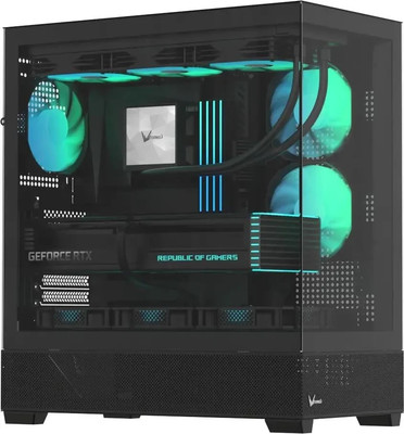 Корпус для компьютера Formula Crystal Z2 Plus FR (черный, без БП) - 