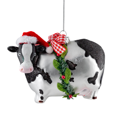 

Елочная игрушка, Decor. Праздничная буренка / 50941