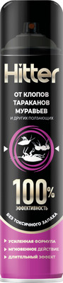Аэрозоль от насекомых Hitter Усиленный от всех ползающих и летающих (300мл) -