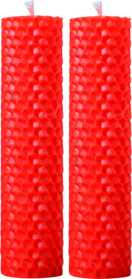 Набор свечей Ozarich Декоративные. Новый Год (2шт, красный) -