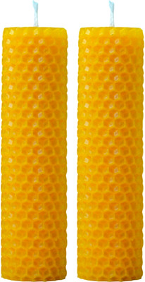 Набор свечей Ozarich Декоративные. С Рождеством (2шт, желтый) -