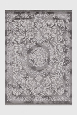 Ковер Radjab Carpet Амаль Прямоугольник 0916A (2x4, Grey/Cream) -