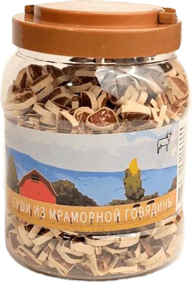 Лакомство для собак Nord Farm Суши из мраморной говядины / NF-TR030 (800г) - 