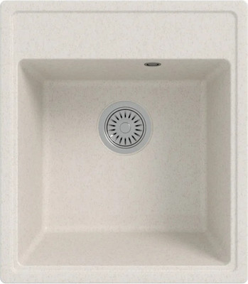 Мойка кухонная Teymi Helmi Smart 42х48 / T120109 (белый матовый) - 