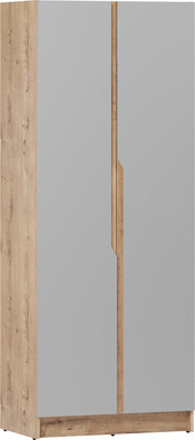 Шкаф Eligard Aura 2D (дуб вотан/дымчатый алмаз) - 