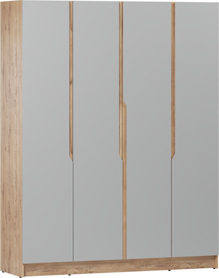 Шкаф Eligard Aura 4D (дуб вотан/дымчатый алмаз) -