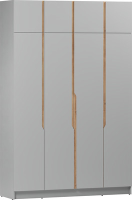 Шкаф Eligard Aura 4Dа (дымчатый алмаз) - 