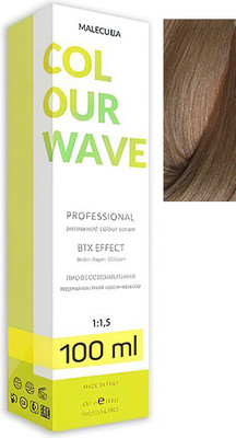 Крем-краска для волос Malecula Colour Wave тон 7.0 (100мл, интенсивный натуральный блонд) -