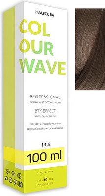Крем-краска для волос Malecula Colour Wave тон 6.0 (100мл, интенсивный натуральный темный блонд) -