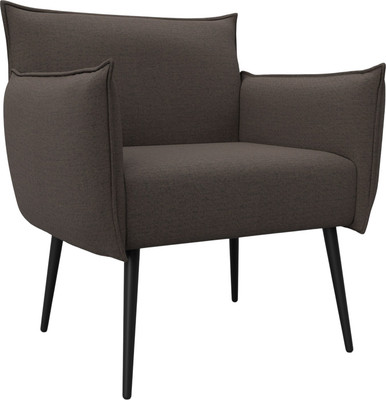 Кресло мягкое Лига Диванов Лига-083 / 132309 (рогожка амур 05 коричневый) - 