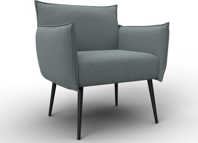 Кресло мягкое Лига Диванов Лига-083 / 132310 (рогожка амур 07 серый) - 