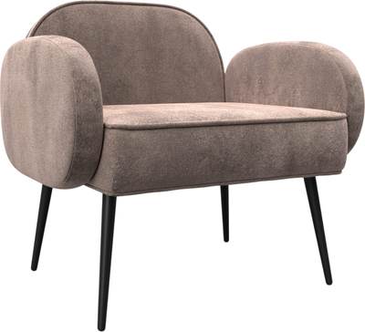 Кресло мягкое Лига Диванов  Лига-086 / 132437 (велюр Tower 05 бежевый) -