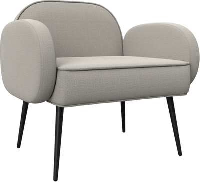 Кресло мягкое Лига Диванов Лига-086 / 132427 (рогожка Амур 02 бежевый) -