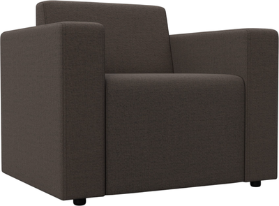 Кресло мягкое Лига Диванов Лига-093 / 132461 ( рогожка Амур 05 коричневый) -