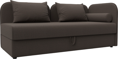 Тахта Лига Диванов Лига-094 НПБ / 132526 (рогожка Амур 05 коричневый) - 