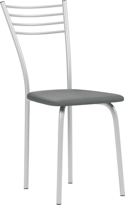 Стул Mio Tesoro Сигма (серый/металлик) -