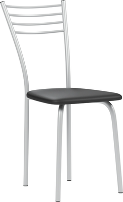 Стул Mio Tesoro Сигма (черный/металлик) -