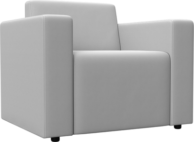 Кресло мягкое Лига Диванов Лига-093 / 132468 (экокожа белый) -