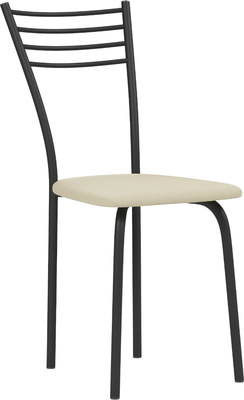 Стул Mio Tesoro Сигма (бежевый/черный) -