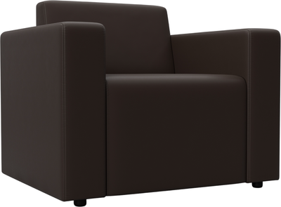 Кресло мягкое Лига Диванов Лига-093 / 132466 (экокожа коричневый) -