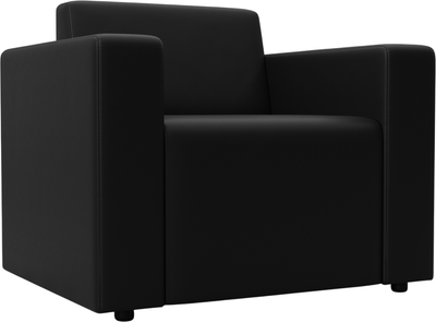 Кресло мягкое Лига Диванов Лига-093 / 132467 (экокожа черный) -