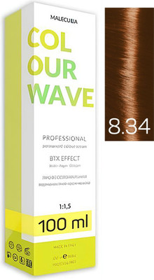 

Крем-краска для волос, Colour Wave тон 8.34