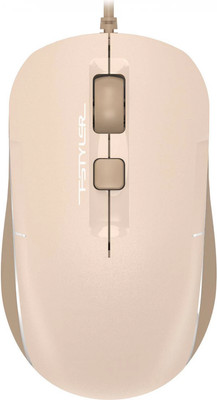 Мышь A4Tech Fstyler FM26 (бежевый/коричневый) -