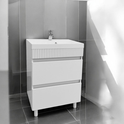 Тумба под умывальник Garda Tramonta 84_700 / 08.84.700.PVC (белый глянец) - 