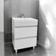 Тумба под умывальник Garda Tramonta 84_700 / 08.84.700.PVC (белый глянец) -