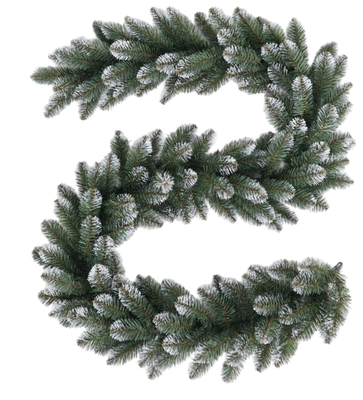 

Гирлянда еловая, С белыми концами СуперЛюкс