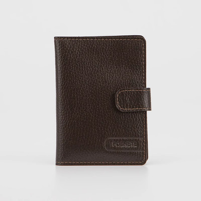 Портмоне Poshete 604-141M-BRW (коричневый) - 