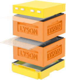 Улей Lyson Рута На 12 Рамок / KR122ORY (оранжевый/желтый) - 