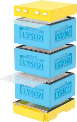 Улей Lyson Рута На 12 Рамок / KR123BY (синий/желтый) -