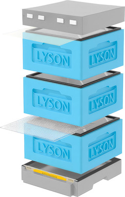 Улей Lyson Рута На 12 Рамок / KR123BG (синий/серый) -