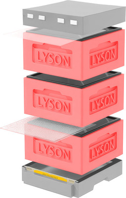 Улей Lyson Рута На 12 Рамок / KR123RDG (красный/серый) - 