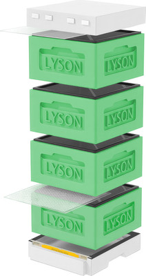 Улей Lyson Рута На 12 Рамок / KR124GW (зеленый/неокрашенный) -