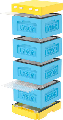 Улей Lyson Рута На 12 Рамок / KR124BY (синий/желтый) - 
