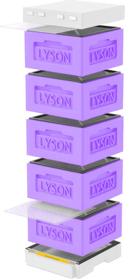 Улей Lyson Рута На 12 Рамок / KR125PUW (фиолетовый/неокрашенный) - 
