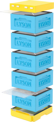 Улей Lyson Рута На 12 Рамок / KR125BY (синий/желтый) - 