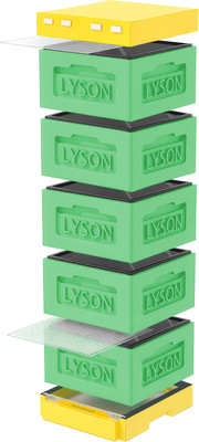 Улей Lyson Рута На 12 Рамок / KR125GY (зеленый/желтый) - 