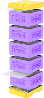 Улей Lyson Рута На 12 Рамок / KR125PUY (фиолетовый/желтый) - 