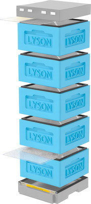 Улей Lyson Рута На 12 Рамок / KR125BG (синий/серый) - 