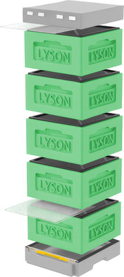 Улей Lyson Рута На 12 Рамок / KR125GG (зеленый/серый) - 