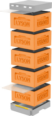 Улей Lyson Рута На 12 Рамок / KR125ORG (оранжевый/серый) - 