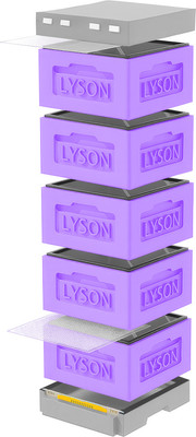 Улей Lyson Рута На 12 Рамок / KR125PUG (фиолетовый/серый) - 