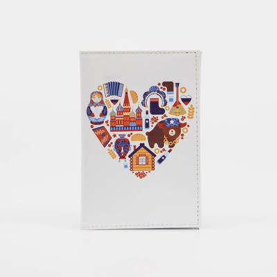 Обложка на паспорт Poshete Символы РФ / 681-OP2299006-CLR - 