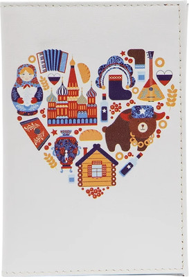 Обложка на паспорт Poshete Символы РФ / 681-OP2299006-CLR - 